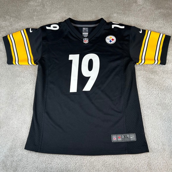 Nike Other - Nike Pittsburgh Steelers Jersey Youth‎ XL Black JuJu Smith-Schuster 19 NFL
